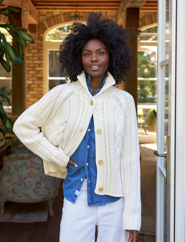 MINI COTSWOLDS Ivory, Pure Italian Cotton