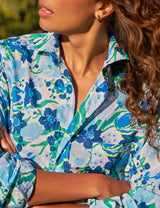 SHIRLEY Multi Blue and White Floral, Made with Liberty Fabric