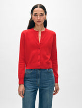 Cashmere Crewneck Cardigan