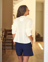 MONTEREY POINTELLE Ivory, Pure Italian Cotton