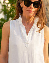 DAPHNE White, Washed Linen