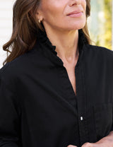 MARY RUFFLE Black, Famous Denim