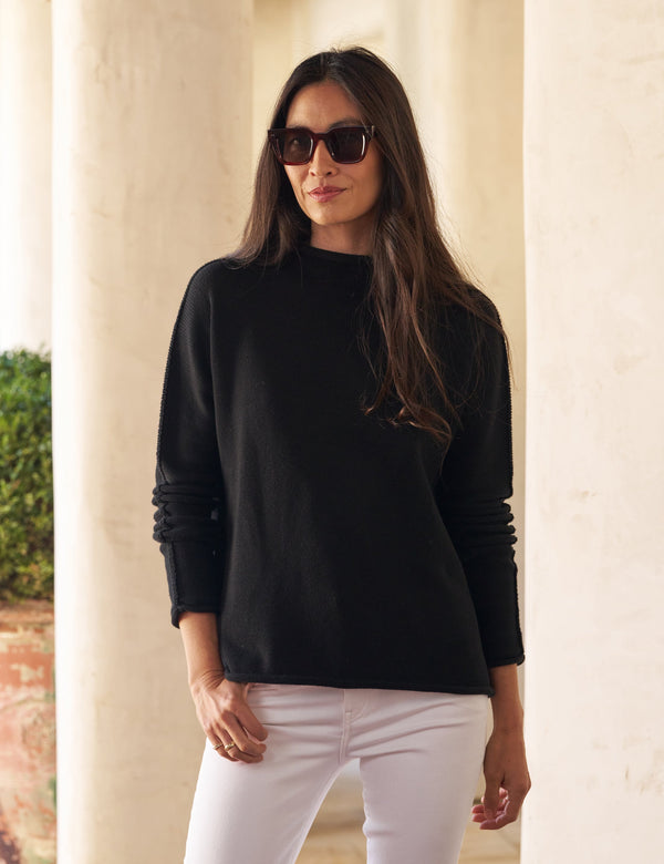 MONTEREY Black, Pure Italian Cotton