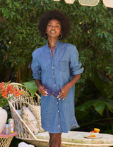 MARY RUFFLE Vintage Stonewashed Indigo, Famous Denim