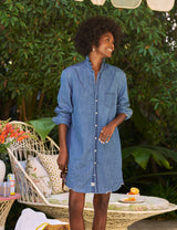 MARY RUFFLE Vintage Stonewashed Indigo, Famous Denim