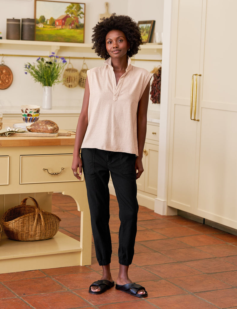 JAMESON Black, Italian Performance Linen