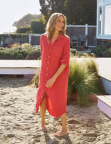 RORY Summer Red, Washed Linen