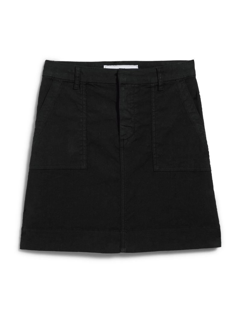 JAMESON SKIRT Black, Italian Performance Linen