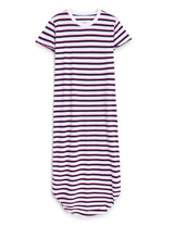 HARPER White with Red and Navy French Stripe, Heritage Jersey