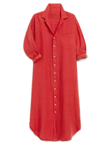 MEGAN Summer Red, Washed Linen