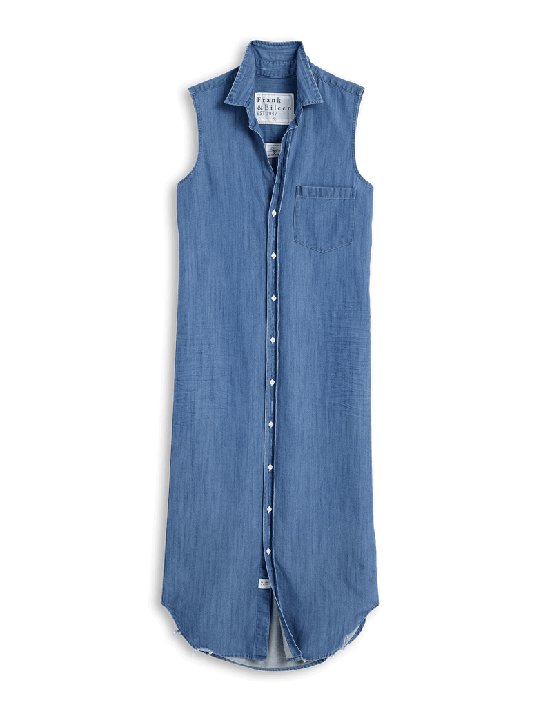 RORY SLEEVELESS Vintage Stonewashed Indigo, Famous Denim