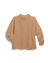 MONTECITO SWEATER Camel, Pure Italian Cotton