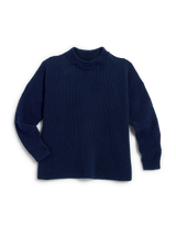 MONTECITO SWEATER Marine, Pure Italian Cotton