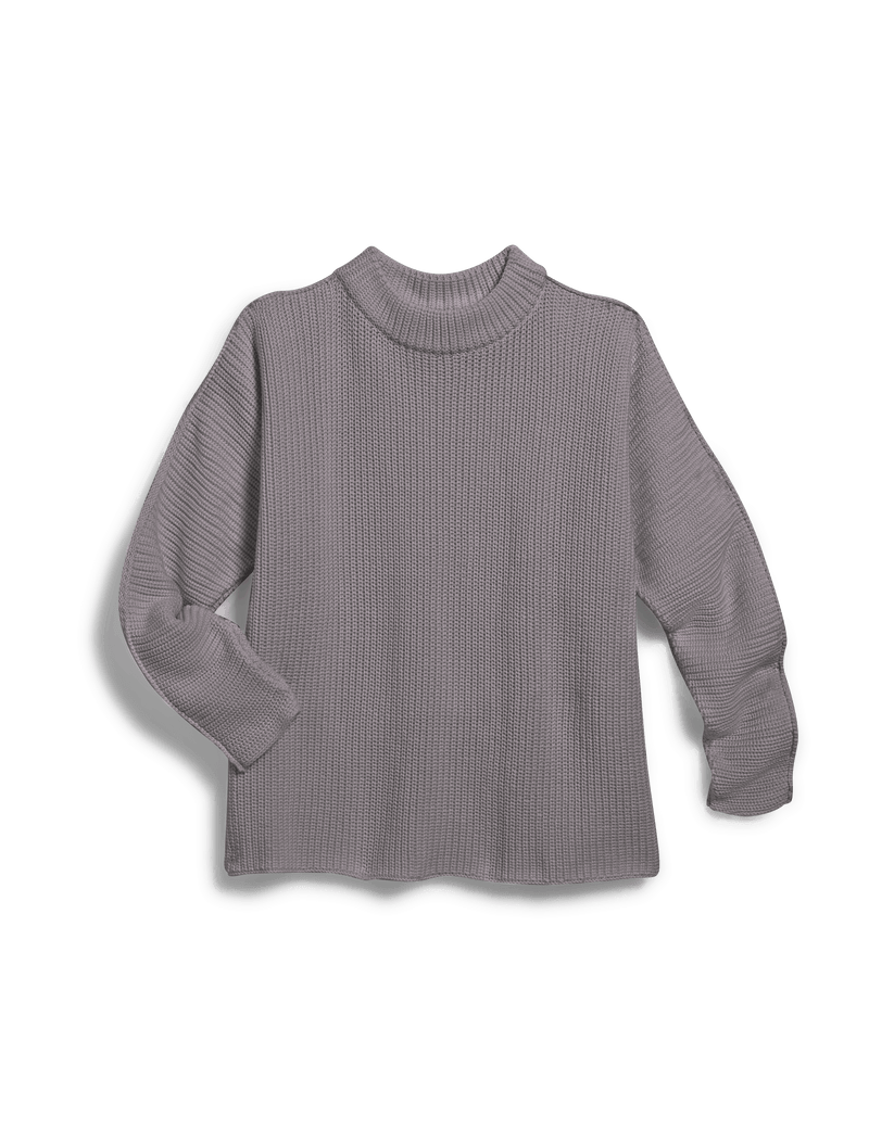 MONTECITO SWEATER Elephant, Pure Italian Cotton