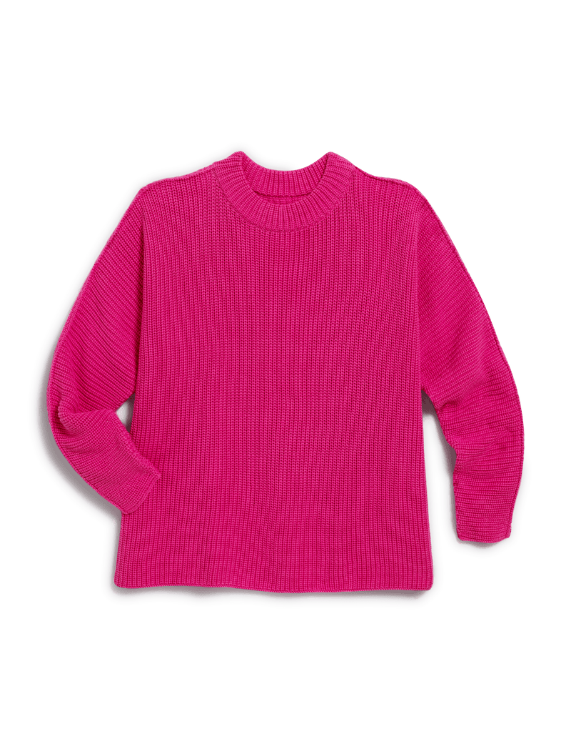 MONTECITO SWEATER Peony, Pure Italian Cotton